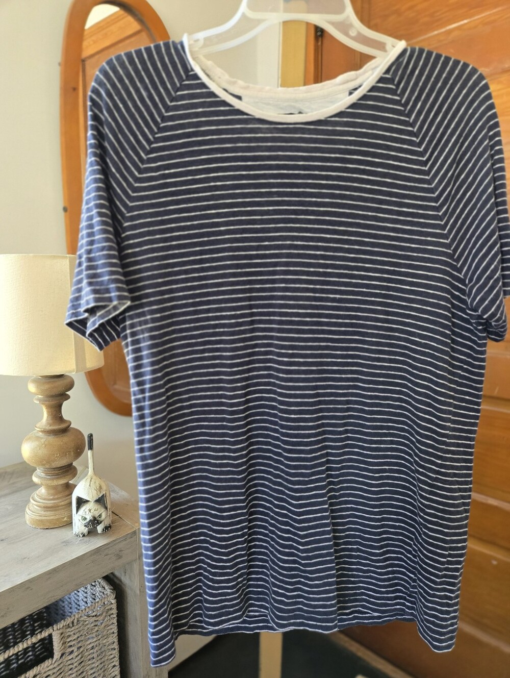 Banana Republic Performance Linen Athletic Fit Knit Tee Medium